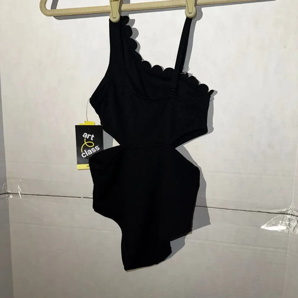 NWT Art Class black swimsuit girls 4/5